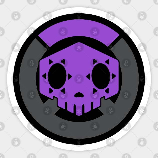 Sombra Overwatch Logo Sticker by MotherBoredom